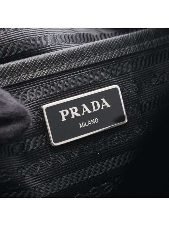 Prada Backpack New Vela Studs Black Nylon Leather main image 4